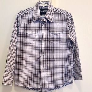 Boys Wrangler Pearl Snap western shirt